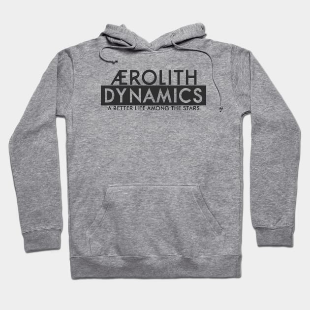 Ærolith Dynamics Retro Logo Hoodie by SAYER/Brute Force Podcasts